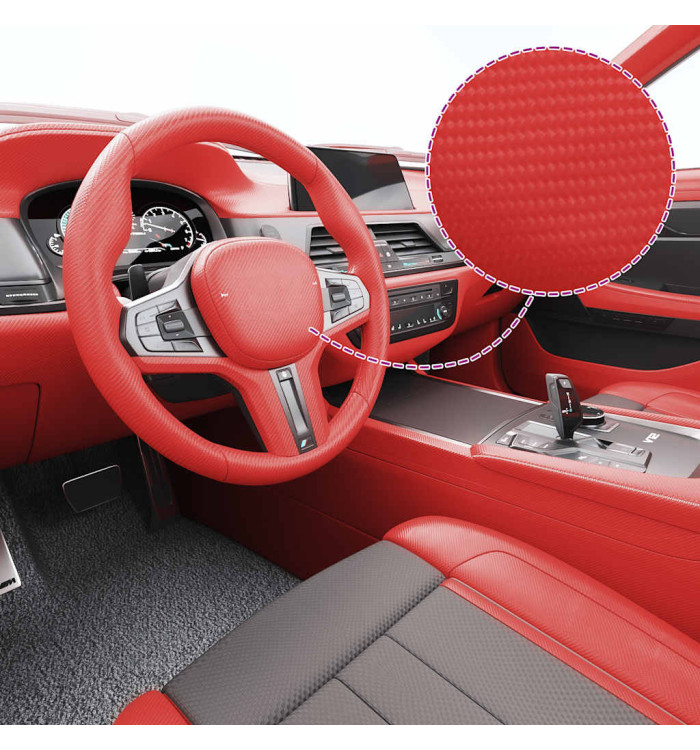 Film 4D de voiture Rouge 100x150 cm | Mobilier & Déco