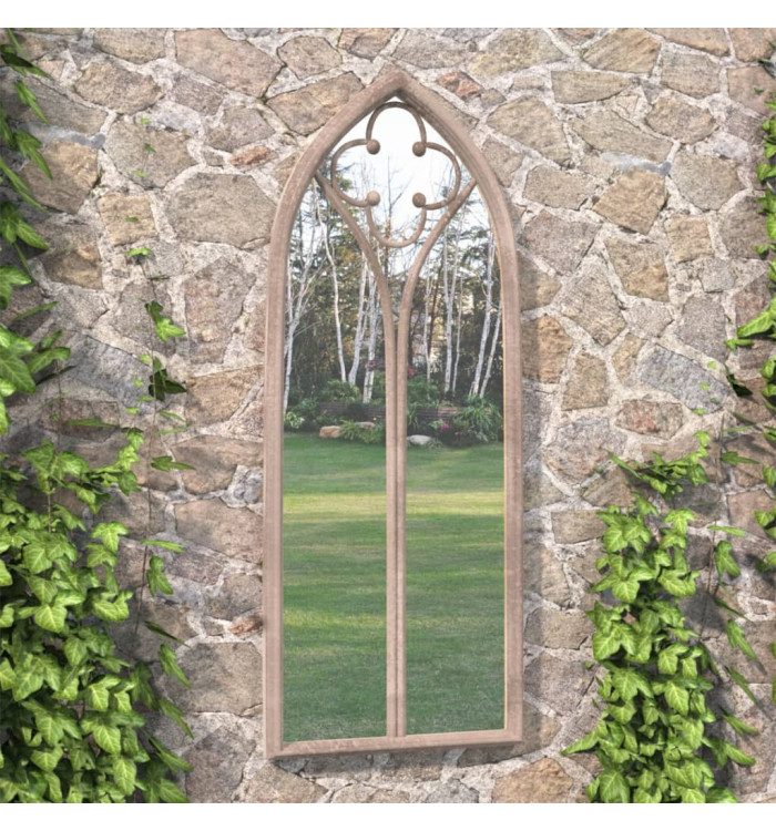 Miroir de jardin Sable 100x45cm Fer pour utilisation extérieure | Mobilier & Déco