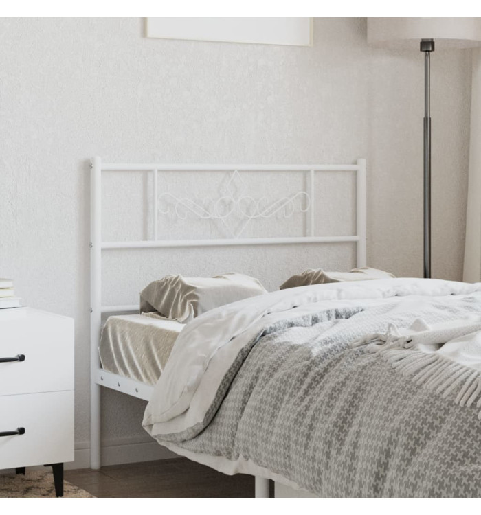 Tête de lit métal blanc 100 cm | Mobilier & Déco