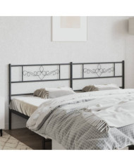 Tête de lit métal noir 193 cm | Mobilier & Déco