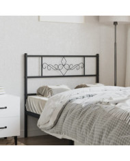 Tête de lit métal noir 107 cm | Mobilier & Déco