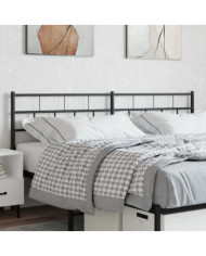 Tête de lit métal noir 200 cm | Mobilier & Déco