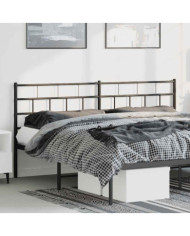 Tête de lit métal noir 180 cm | Mobilier & Déco