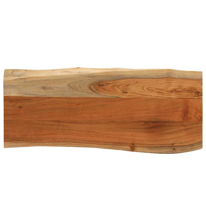 Dessus de table 90x40x3,8 cm rectangulaire bois massif acacia | Mobilier & Déco