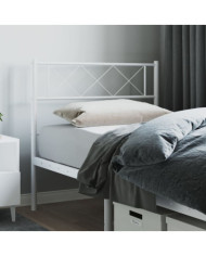 Tête de lit métal blanc 90 cm | Mobilier & Déco