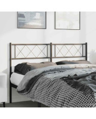 Tête de lit métal noir 135 cm | Mobilier & Déco