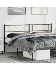 Tête de lit métal noir 193 cm | Mobilier & Déco