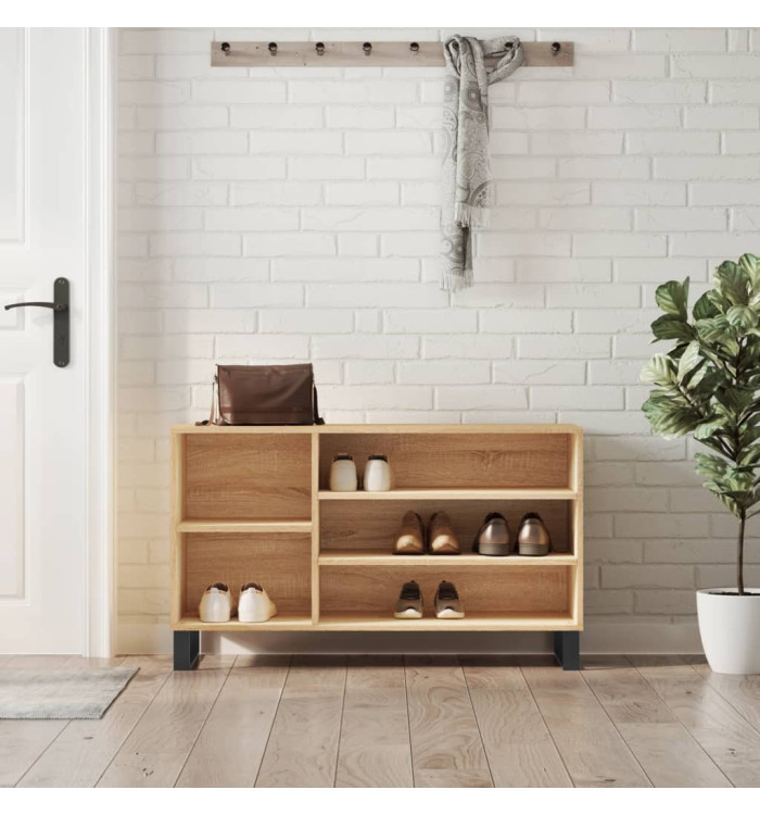 Armoire à chaussures Chêne sonoma 102x36x60cm Bois d'ingénierie | Mobilier & Déco