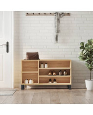 Armoire à chaussures Chêne sonoma 102x36x60cm Bois d'ingénierie | Mobilier & Déco
