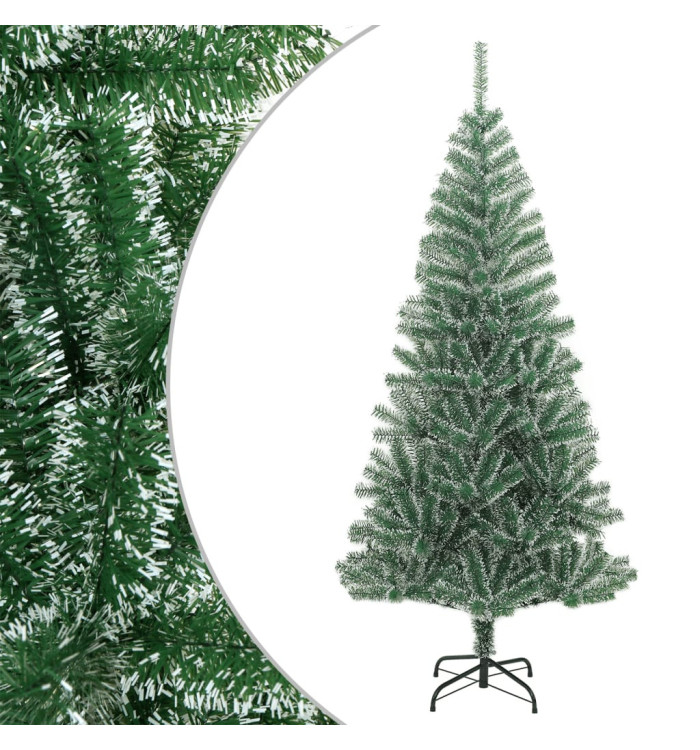 Sapin de Noël artificiel avec neige floquée vert 240 cm | Mobilier & Déco