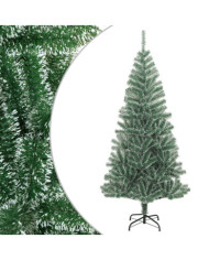 Sapin de Noël artificiel avec neige floquée vert 240 cm | Mobilier & Déco