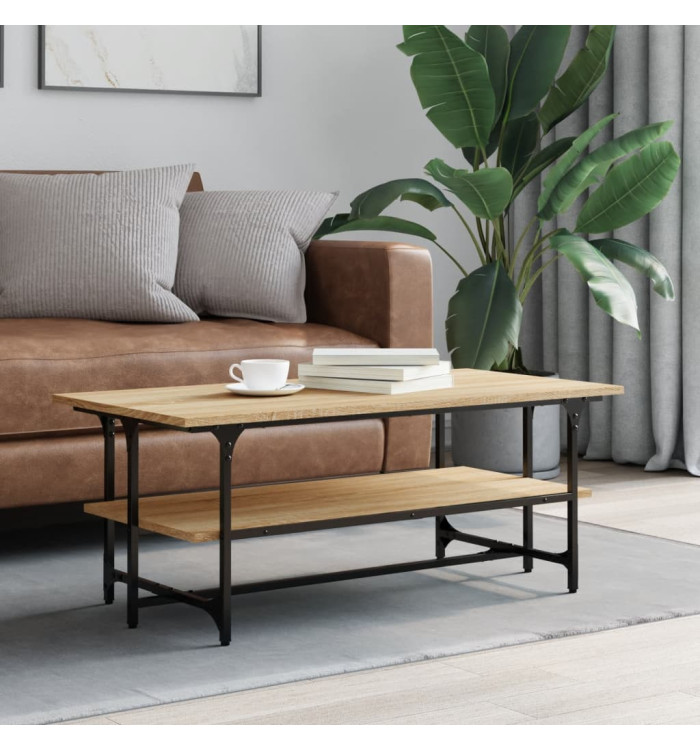Table basse Chêne sonoma 100x50x40 cm Bois d'ingénierie | Mobilier & Déco