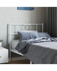 Tête de lit métal blanc 80 cm | Mobilier & Déco