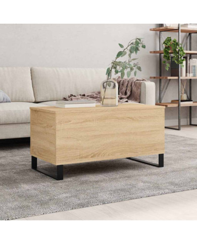 Table basse Chêne sonoma 90x44,5x45 cm Bois d'ingénierie | Mobilier & Déco