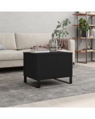 Table basse Noir 60x44,5x45 cm Bois d'ingénierie | Mobilier & Déco