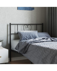 Tête de lit métal noir 75 cm | Mobilier & Déco