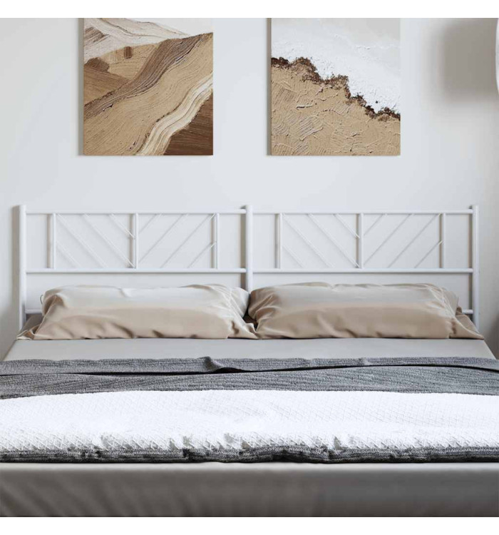 Tête de lit métal blanc 180 cm | Mobilier & Déco