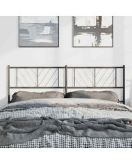 Tête de lit métal noir 135 cm | Mobilier & Déco