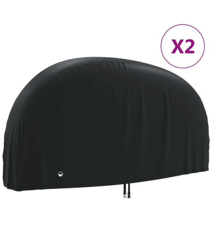 Housses de vélo 2 pcs 200x70x110 cm tissu oxford 190T | Mobilier & Déco