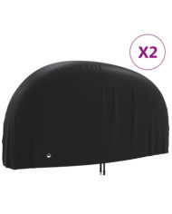 Housses de vélo 2 pcs 200x70x110 cm tissu oxford 190T | Mobilier & Déco