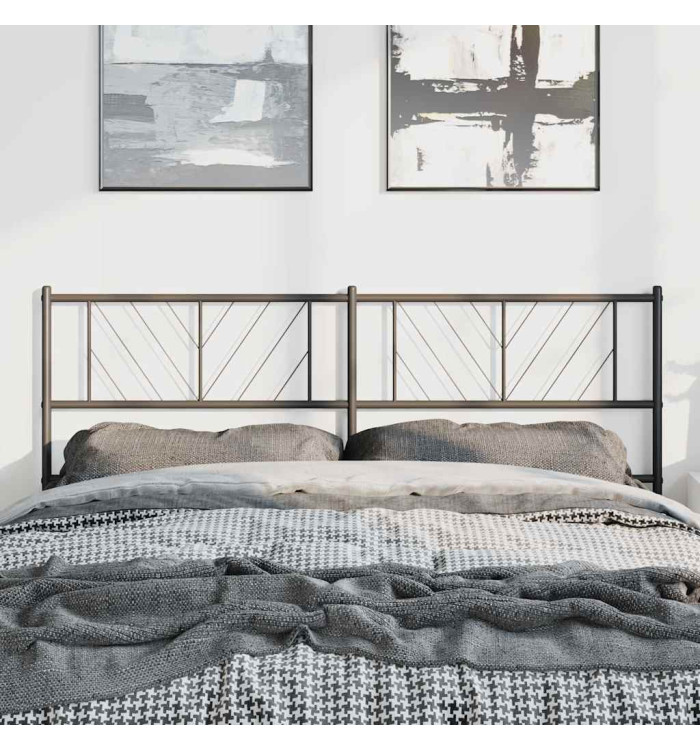 Tête de lit métal noir 150 cm | Mobilier & Déco