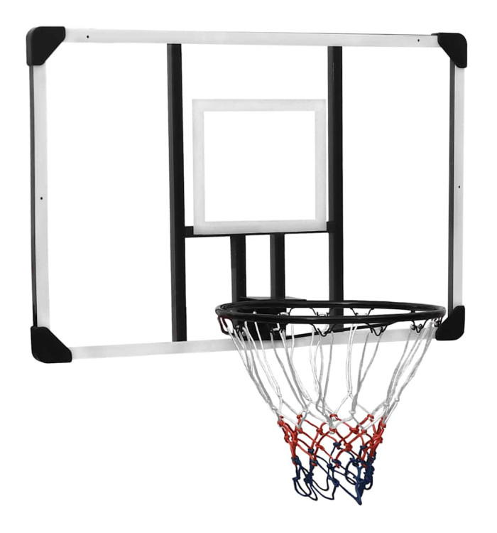 Panneau de basket-ball Transparent 106x69x3 cm Polycarbonate | Mobilier & Déco