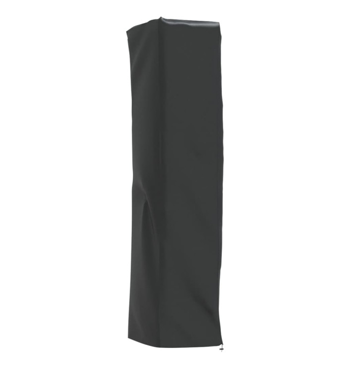 Housse de chauffage en forme de pyramide noir 58x58x228 cm | Mobilier & Déco