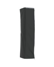 Housse de chauffage en forme de pyramide noir 58x58x228 cm | Mobilier & Déco