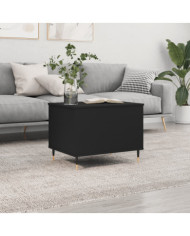 Table basse Noir 60x44,5x45 cm Bois d'ingénierie | Mobilier & Déco