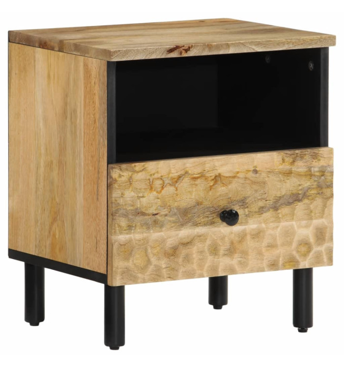 Table de chevet 40x33x46 cm Bois de manguier solide | Mobilier & Déco