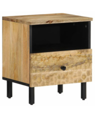 Table de chevet 40x33x46 cm Bois de manguier solide | Mobilier & Déco