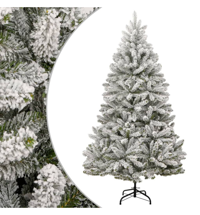 Sapin de Noël artificiel à charnières avec neige floquée 300 cm | Mobilier & Déco