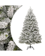 Sapin de Noël artificiel à charnières avec neige floquée 300 cm | Mobilier & Déco