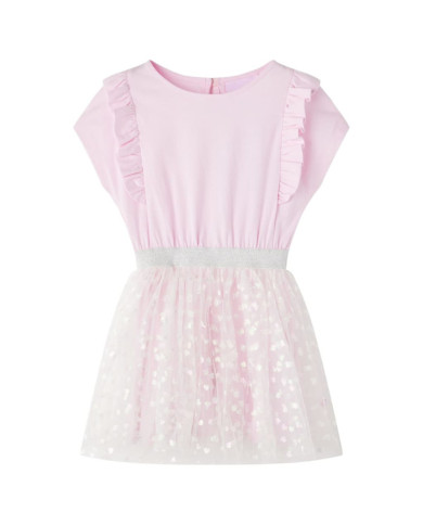 Robe pour filles volants rose clair 116 | Mobilier & Déco
