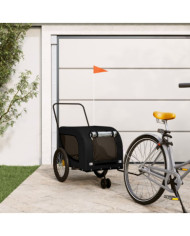 Remorque de vélo pour animaux de compagnie noir | Mobilier & Déco