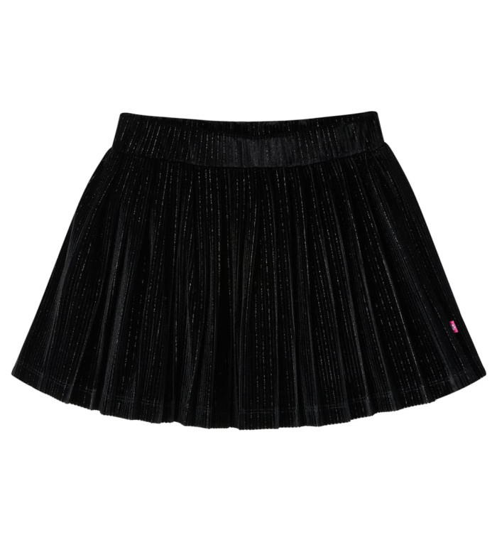 Jupe plissée avec lurex pour enfants noir 128 | Mobilier & Déco