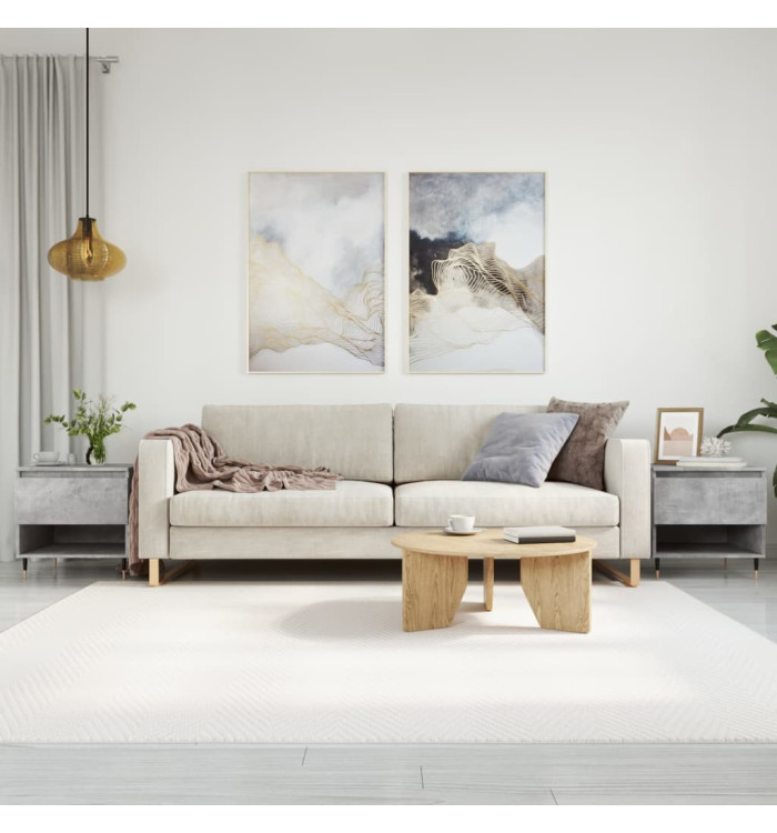 Tables basses 2 pcs gris béton 50x46x50 cm bois d'ingénierie | Mobilier & Déco