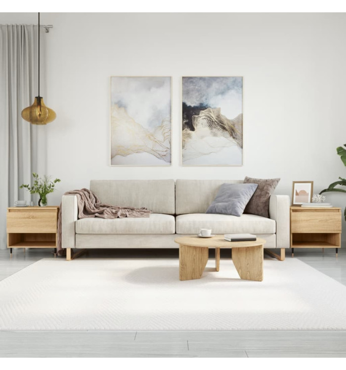 Tables basses 2 pcs chêne sonoma 50x46x50 cm bois d'ingénierie | Mobilier & Déco