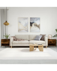 Tables basses 2 pcs chêne fumé 50x46x50 cm bois d'ingénierie | Mobilier & Déco
