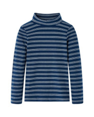 T-shirt enfants à manches longues bleu marine 116 | Mobilier & Déco