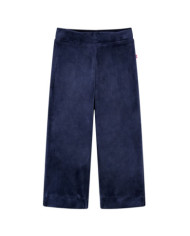 Pantalons pour enfants velours bleu foncé 104 | Mobilier & Déco