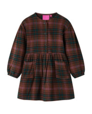 Robe pour enfants à manches longues cognac 92 | Mobilier & Déco