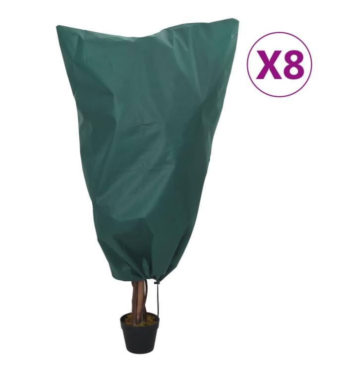 Housses de protection pour plantes avec cordon de serrage 8 pcs | Mobilier & Déco