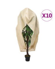 Housses de protection pour plantes avec fermeture éclair 10 pcs | Mobilier & Déco