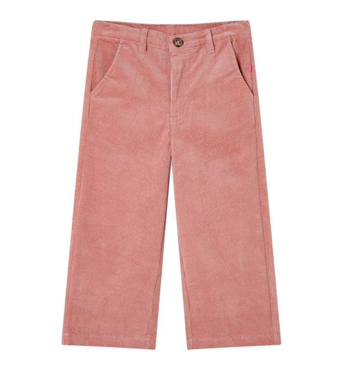 Pantalons pour enfants velours côtelé rose ancien 104 | Mobilier & Déco