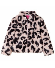 Manteau pour enfants fausse fourrure rose clair 92 | Mobilier & Déco