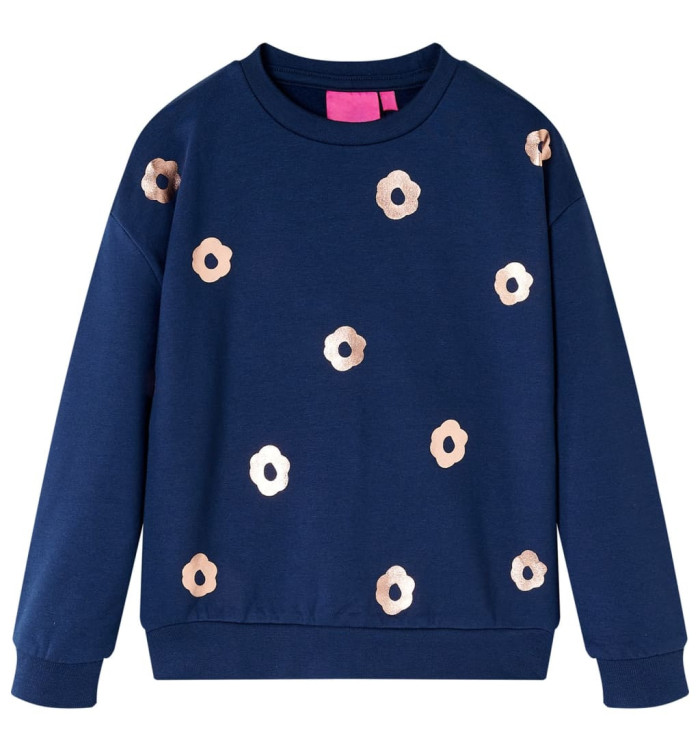 Sweatshirt pour enfants bleu marine 116 | Mobilier & Déco