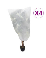 Housses de protection pour plantes avec cordon de serrage 4 pcs | Mobilier & Déco