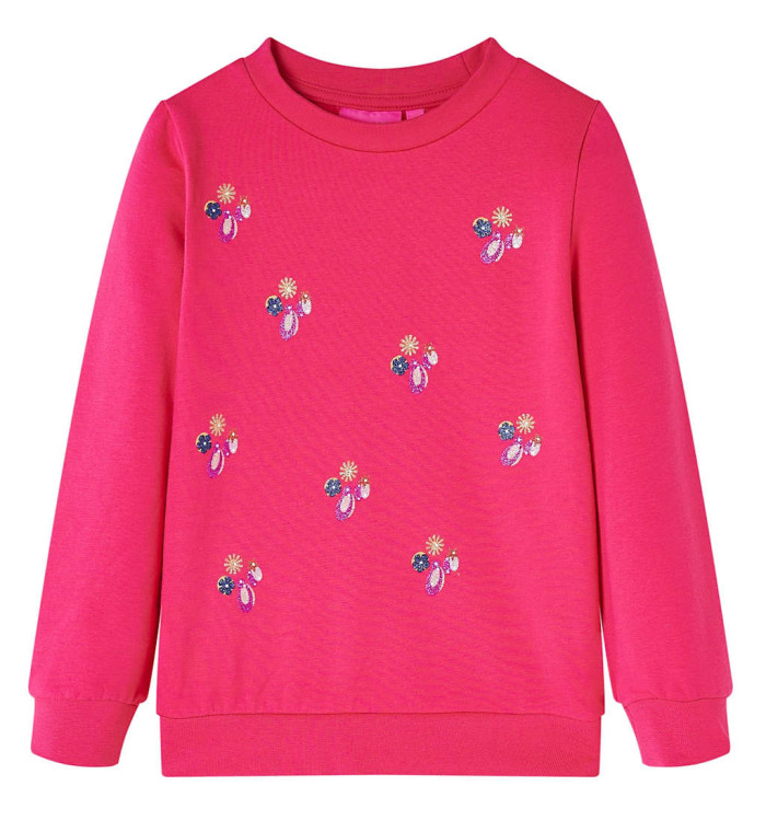Sweatshirt pour enfants rose vif 92 | Mobilier & Déco