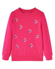 Sweatshirt pour enfants rose vif 92 | Mobilier & Déco